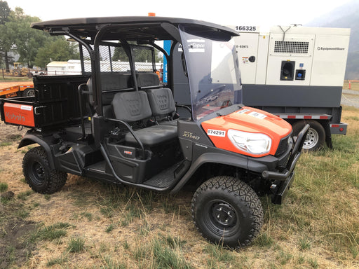 2021 Kubota RTV-X1140W-H Plastic Canopy, Windshield Acrylic Clear, LED Strobe Light, Wire Harness Kit, Back up Alarm