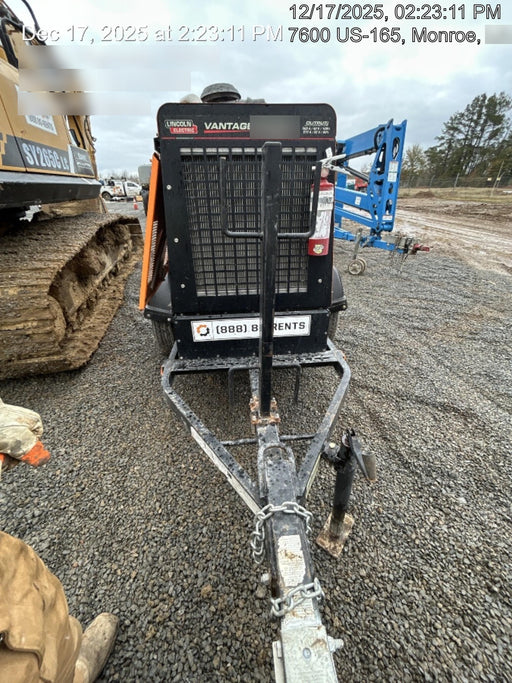 2021 Lincoln Electric Vantage 549X Ready Pak 3, ORANGE (includes trailer, cable rack, fender light kit)