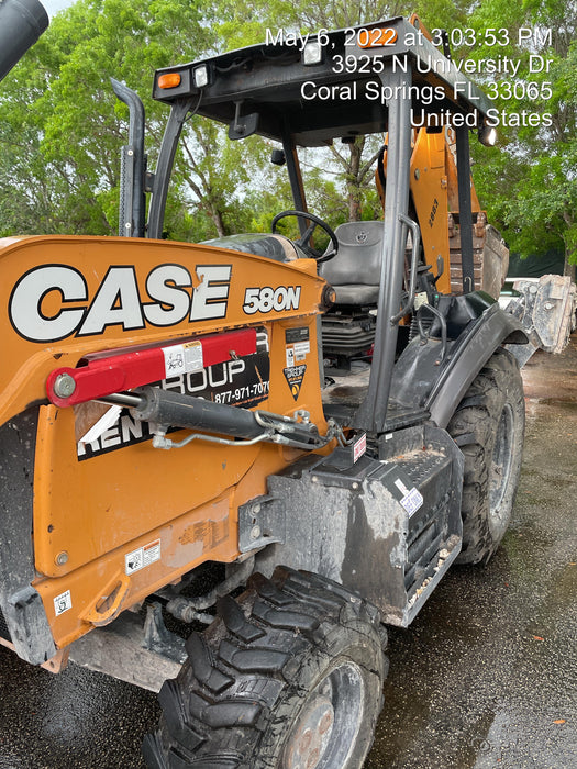 2018 Case 580N STANDARD HOE, ROPS, PILOT CONTROLS, AUX HYD