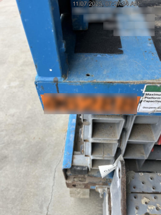 2019 Genie GS-1930 Fixed rails with chain Entry