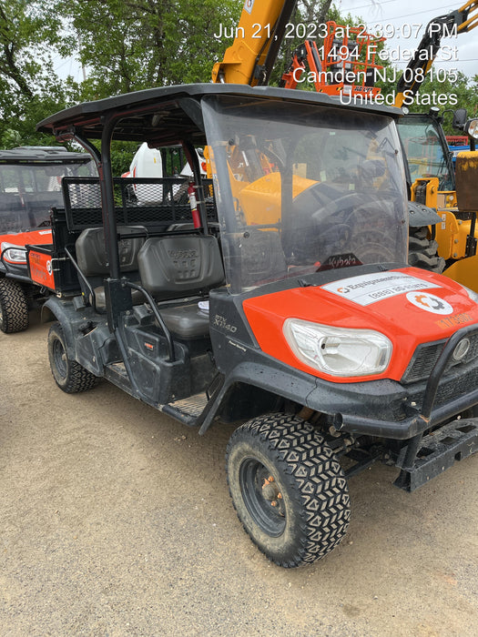 2021 Kubota RTV-X1140W-H Plastic Canopy, Windshield Acrylic Clear, LED Strobe Light, Wire Harness Kit, Back up Alarm