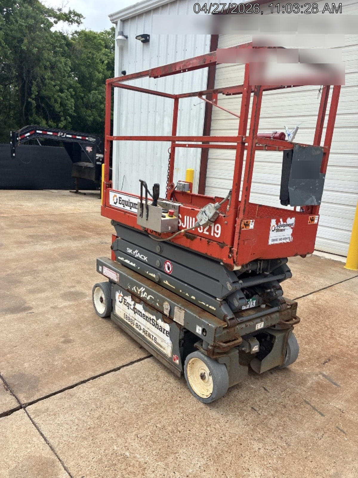 2019 Skyjack SJIII-3219 Standard Options