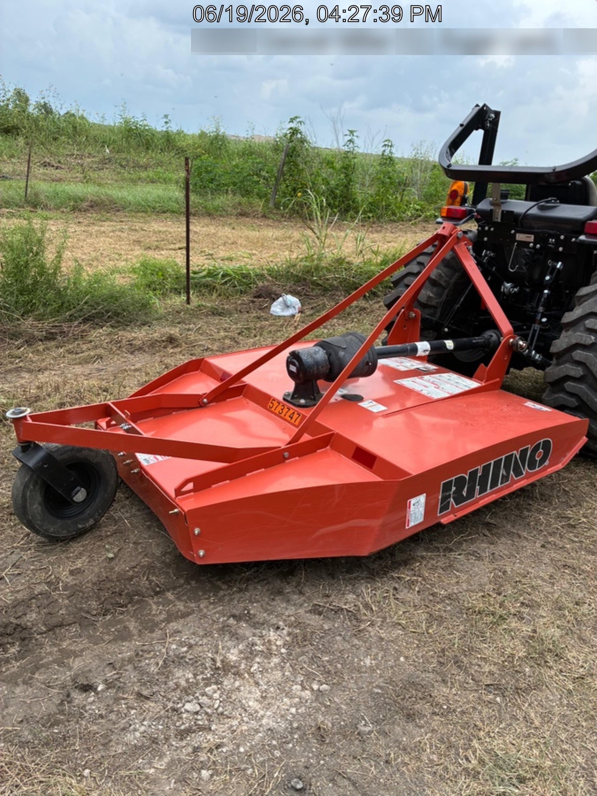 2025 RHINO TW15 Rotary Cutter