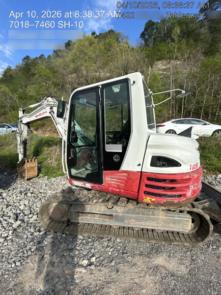 2019 Takeuchi TB290 Cab/Heat/AC Rubber tracks, Dozer blade, Travel alarm, Auxiliary hydraulics w/Manual QC, Hydraulic thumb, 18", 24", and 36" Buckets
