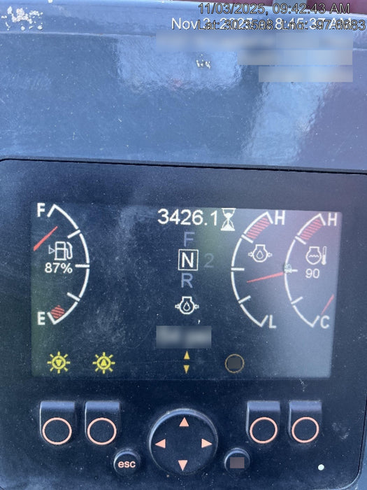 2018 Manitou MTA10055 MTA10055 - 74 HP T4, Canopy, Worklights/Strobe, Beacon, 66" Carriage, 60" Forks, Solid Tires, Lift Hook, Aux Hydraulics