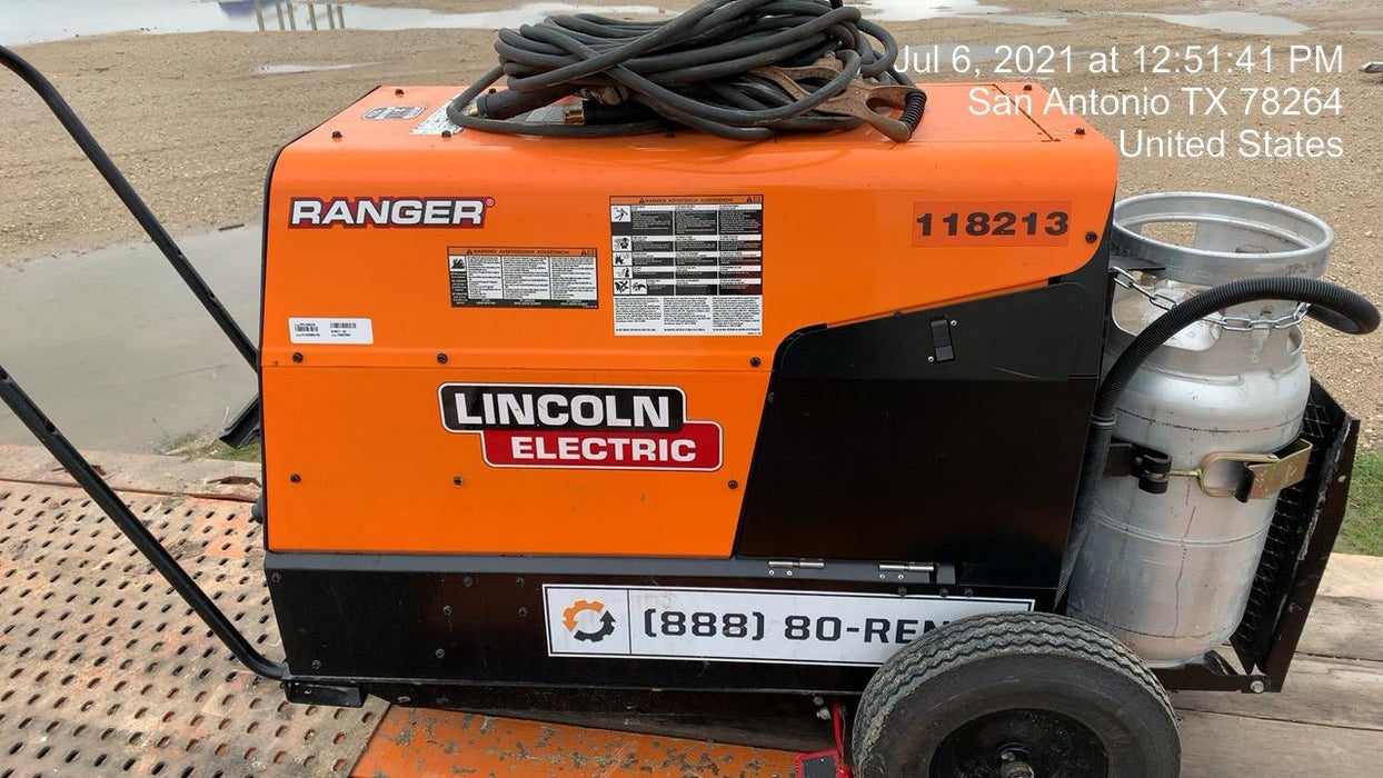 2020 Lincoln Electric Ranger 305 LPG Kohler Engine, One-Pak