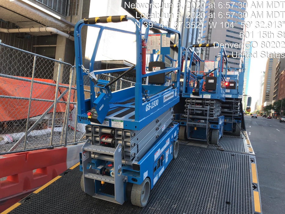 2020 Genie GS-1930 Fixed rails with chain entry gate - Pre A92.20