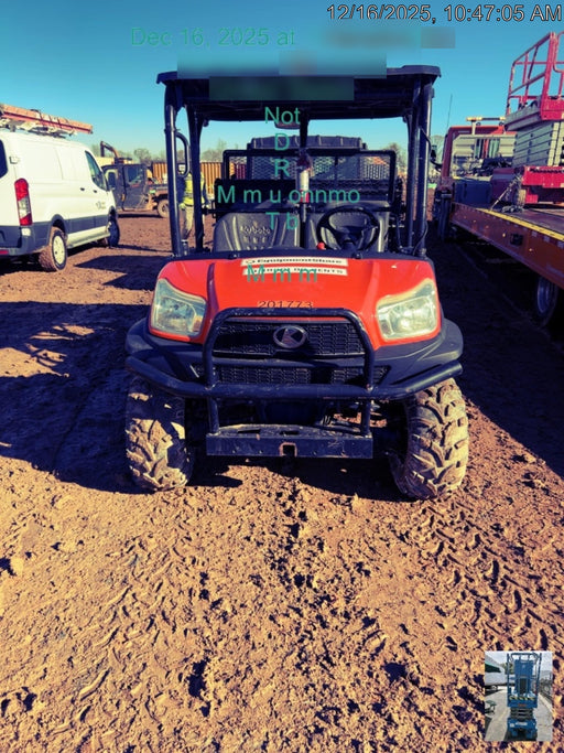 Kubota RTV-X1140W-H Plastic Canopy, Windshield Acrylic Clear, LED Strobe Light, Wire Harness Kit, Back up Alarm
