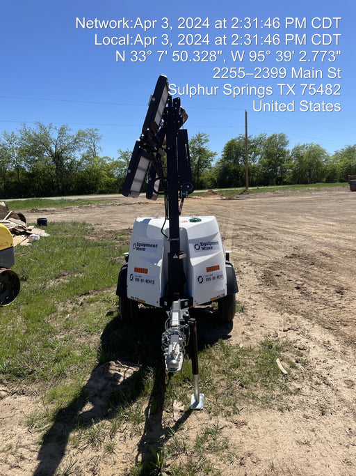 2024 Generac MLT2 Diesel, Flex Switch 120V Input, Powerzone Controller, 
(4) 320W LED Lights, 4kW Generator, 39.9 Gal Fuel Tank, 2" Ball, T3