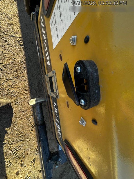 2022 Allmand NLV3GR (4) LED Light Fixture 350W, 23' Vertical Mast, 3kW Prime, Towable, Deep Sea L401, Leveling Jacks, Yanmar T4F 5.8hp