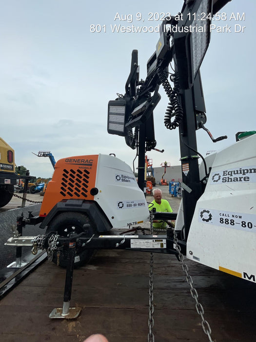 2023 Generac MLT2 Diesel, Flex Switch 120V Input, Powerzone Controller, (4) 320W LED Lights, 4kW Generator, 39.9 Gal Fuel Tank, 2" Ball, T3