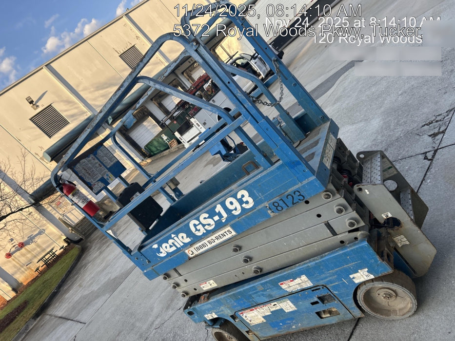 2018 Genie GS-1930 Genie GS-1930 w/Fixed Rail, Chain Entry