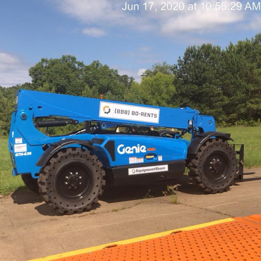 2020 Genie GTH-636 Canopy, Solid Tires, Work Lights, Beacon, Aux Hydraulics, Back up Alarm