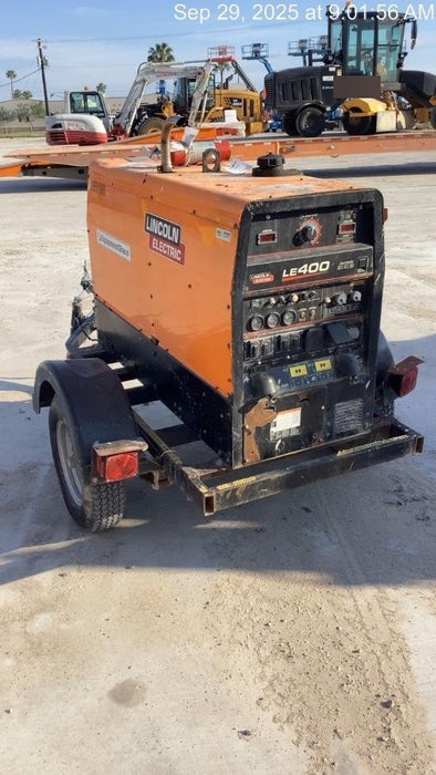 2022 Lincoln Electric LE400 Kubota V1505, Trlr, Cable Rack, Light Kit, ES Decals, T3