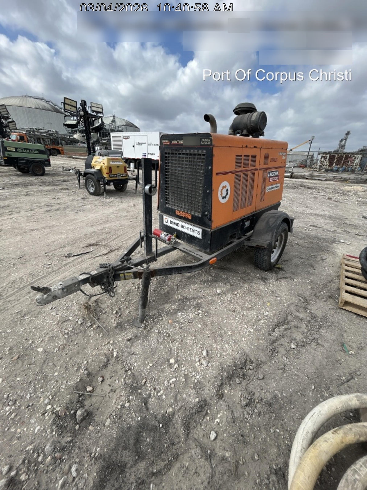 2022 Lincoln Electric Vantage 549X Crosslink Technology, Trailer Mounted, ES Decals, T3