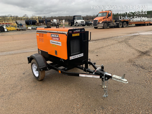 2022 Lincoln Electric LE400 Kubota V1505, Trlr, Cable Rack, Light Kit, ES Decals, T3