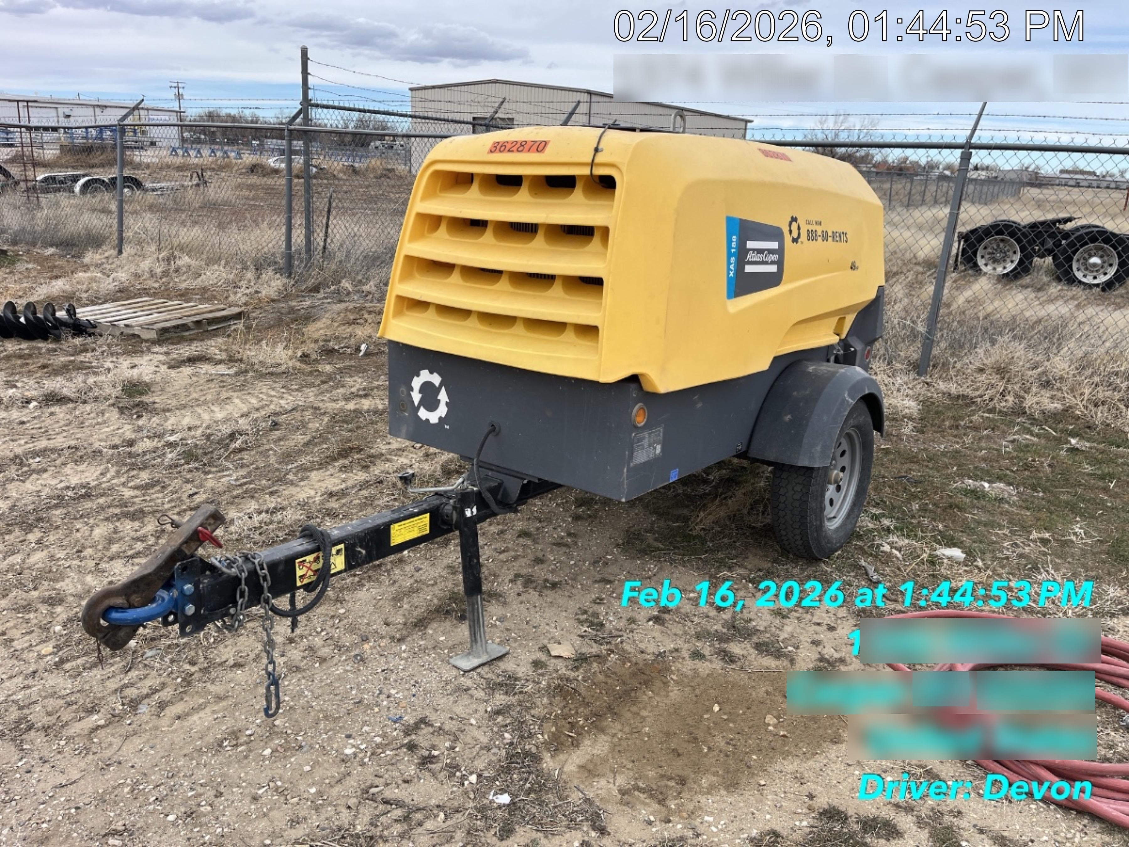 2023 ATLAS COPCO XAS188 CWK