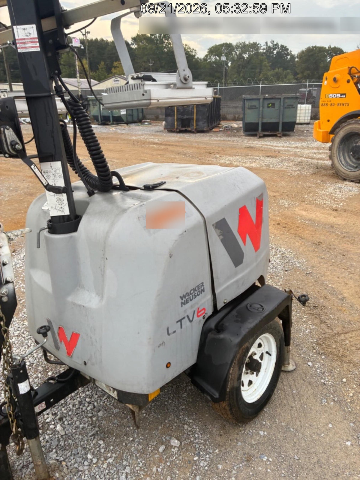 2019 Wacker Neuson LTV6K-LED LED Lighting, ES Track Hardware, Fuel Level Sensor