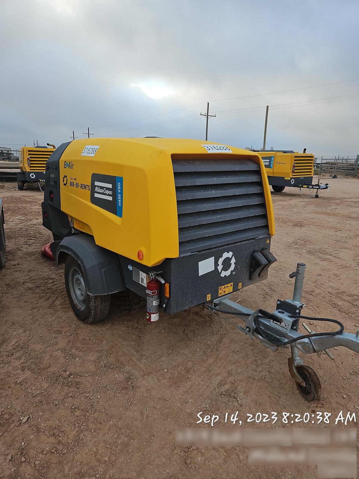 2023 ATLAS COPCO E-AIR H450