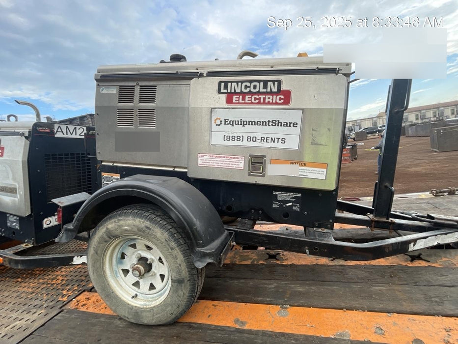 2019 Lincoln Electric Vantage 322 Lincoln Vantage 322 Welder w/Trailer, Light Kit, Cable Rack