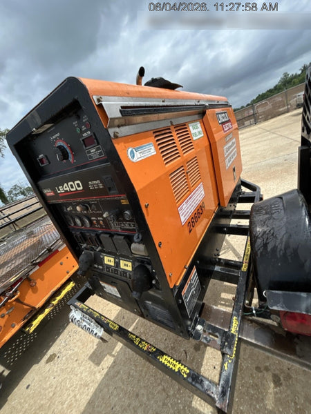 2022 Lincoln Electric LE400 Kubota V1505, Trlr, Cable Rack, Light Kit, ES Decals, T3