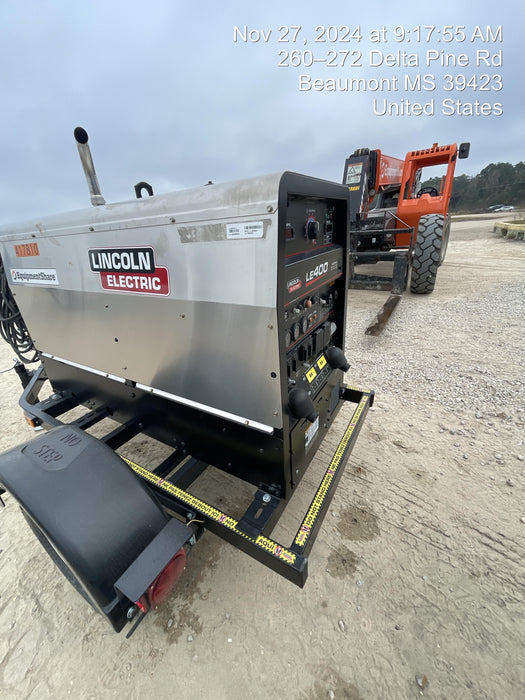 2024 Lincoln Electric LE400 Kubota V1505, Trlr, Cable Rack, Light Kit, ES Decals, T3