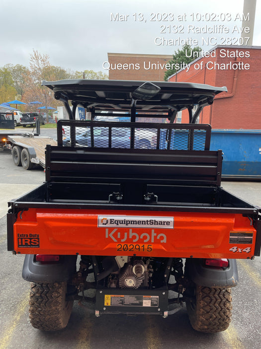 2022 Kubota RTV-X1140W-H Plastic Canopy, Windshield Acrylic Clear, LED Strobe Light, Wire Harness Kit, Back up Alarm