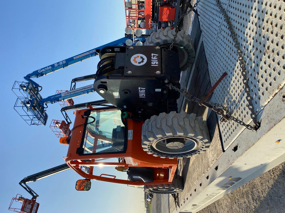 2019 JLG G5-18A JLG G5-18A 5K Telehandler w/Open ROPS, NM Solid Tires, 50" Carriage/48" Forks, Rotating Beacon