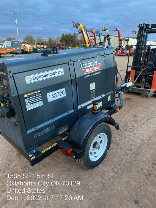 2021 Lincoln Electric Dual Maverick 200/200X Ready Pak 3 (includes trailer, cable rack, fender light kit)