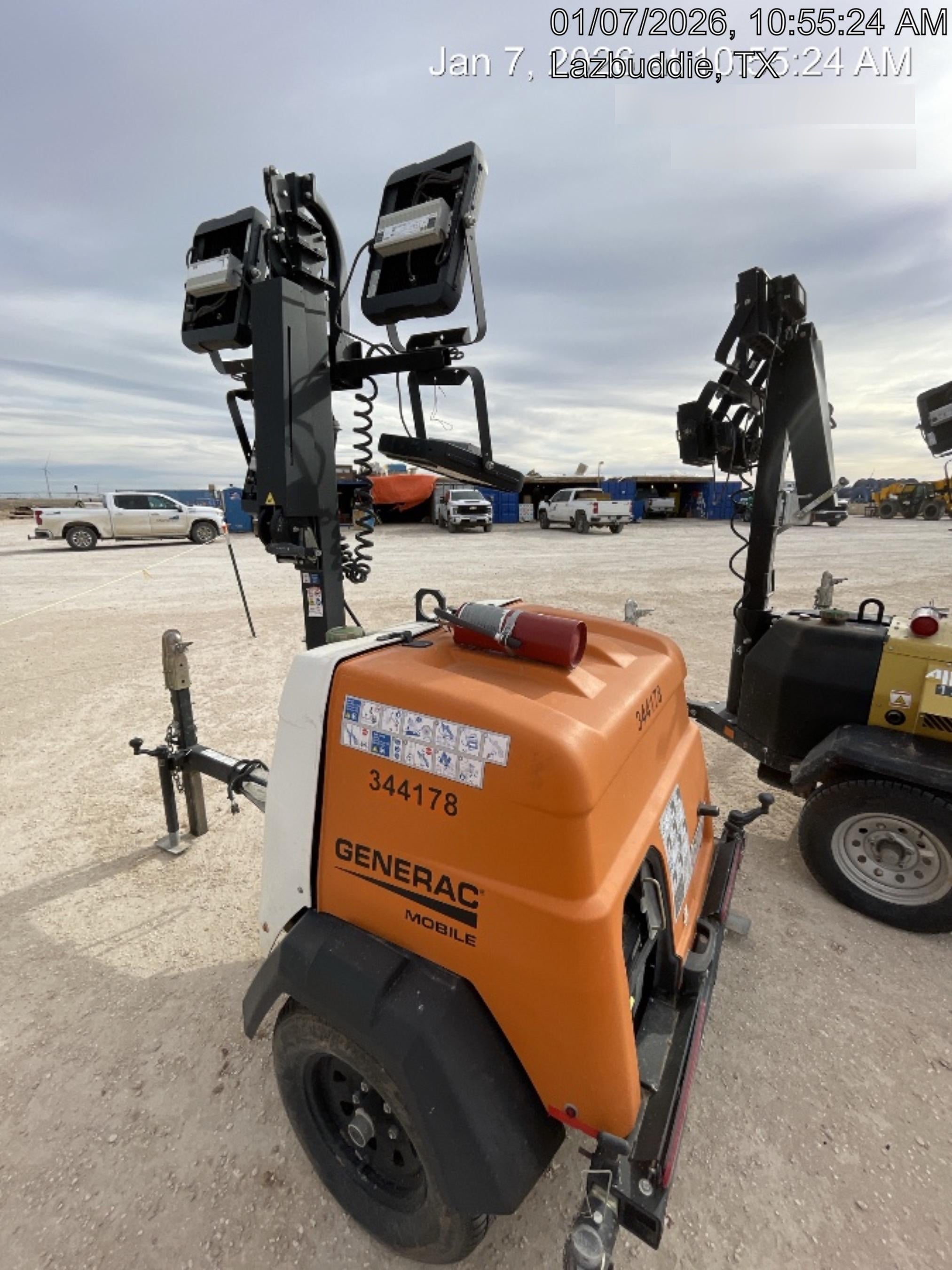 2023 Generac MLT2 Diesel, Flex Switch 120V Input, Powerzone Controller, (4) 320W LED Lights, 4kW Generator, 39.9 Gal Fuel Tank, 2" Ball, T3