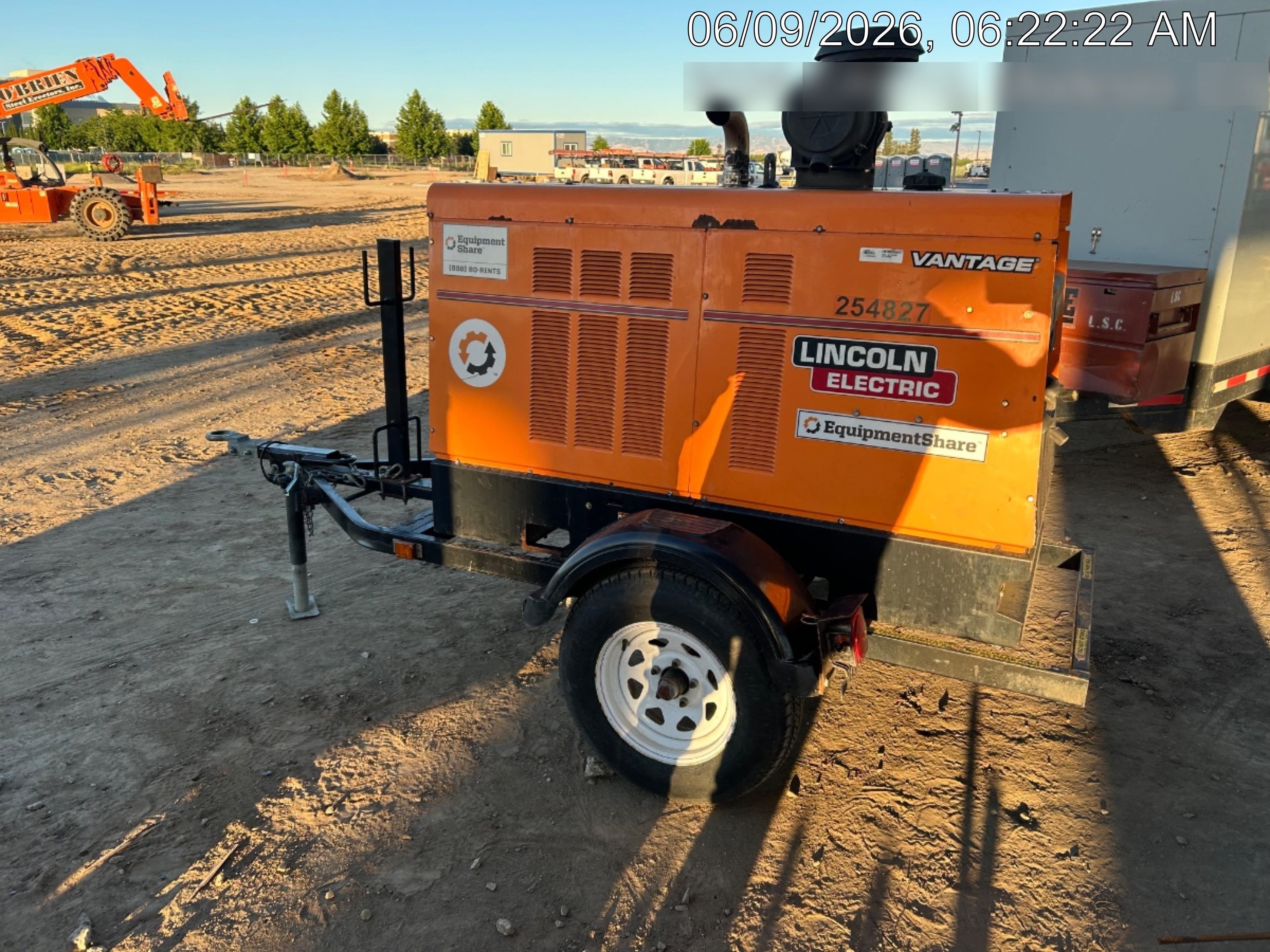 2022 Lincoln Electric Vantage 549X Crosslink Technology, Trailer Mounted, ES Decals, T3