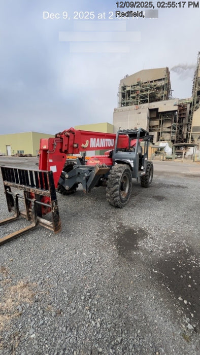 2018 Manitou MTA10055 MTA10055 - 74 HP T4, Canopy, Worklights/Strobe, Beacon, 66" Carriage, 60" Forks, Solid Tires, Lift Hook, Aux Hydraulics