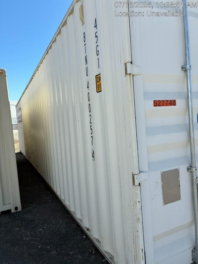 2025 CONEX Storage Container 8'x8'x40'