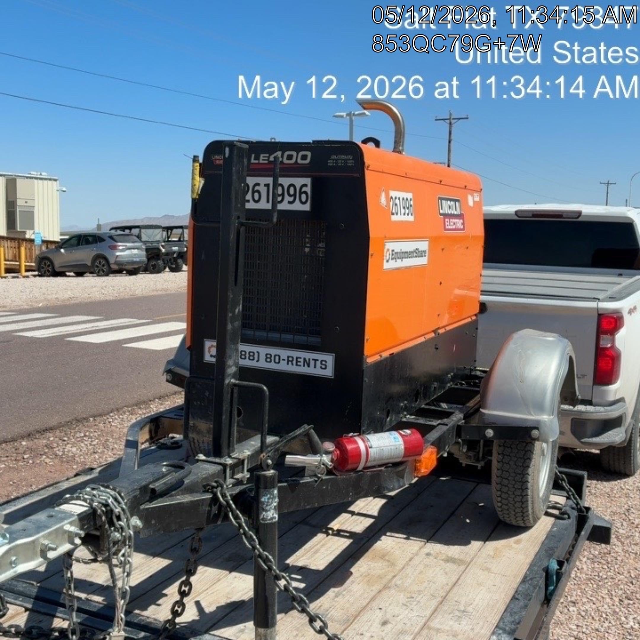 2022 Lincoln Electric LE400 Kubota V1505, Trlr, Cable Rack, Light Kit, ES Decals, T3