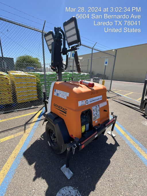 2024 Generac MLT2 Diesel, Flex Switch 120V Input, Powerzone Controller, 
(4) 320W LED Lights, 4kW Generator, 39.9 Gal Fuel Tank, 2" Ball, T3