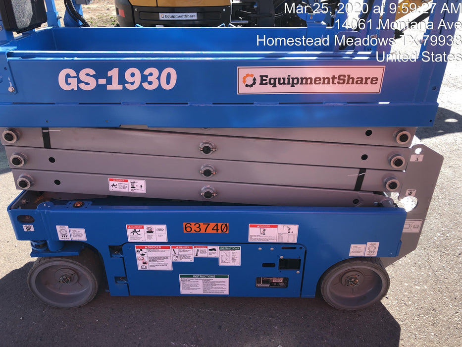 2020 Genie GS-1930 Standard Machine