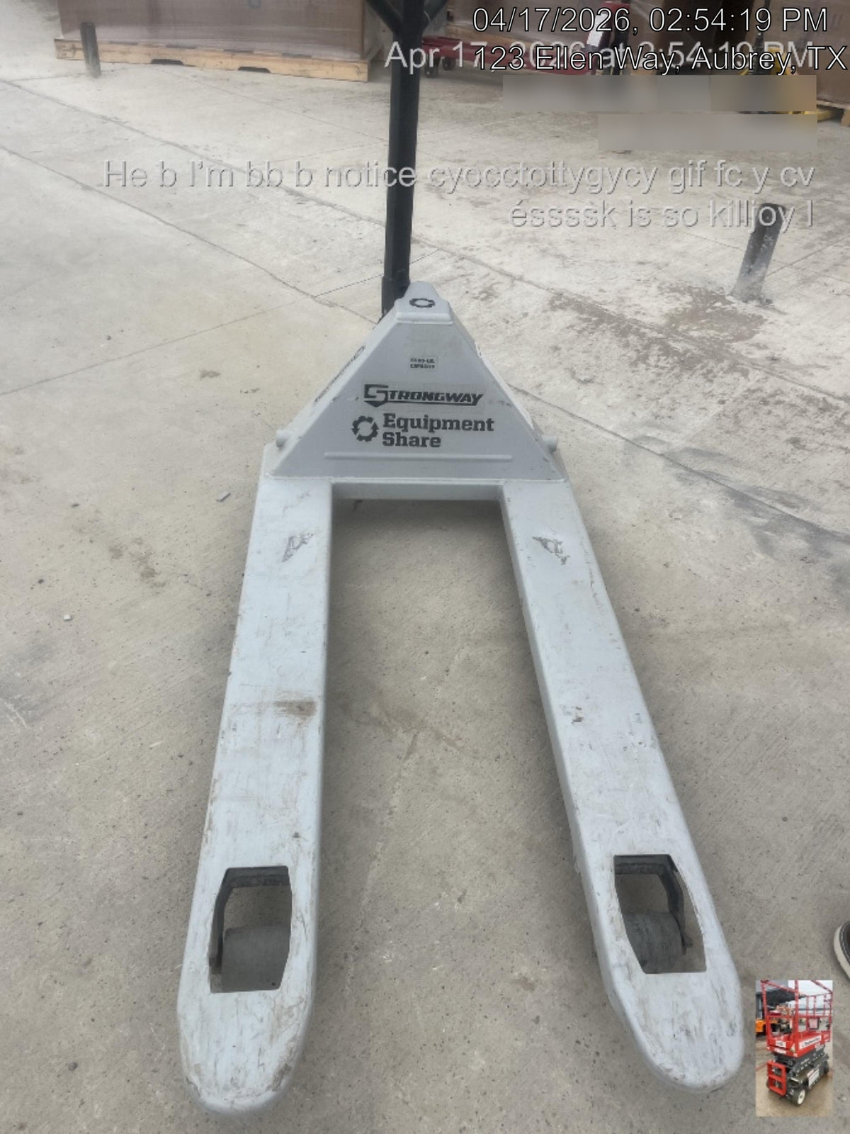 2019 STRONGWAY 5500 lb Pallet Jack