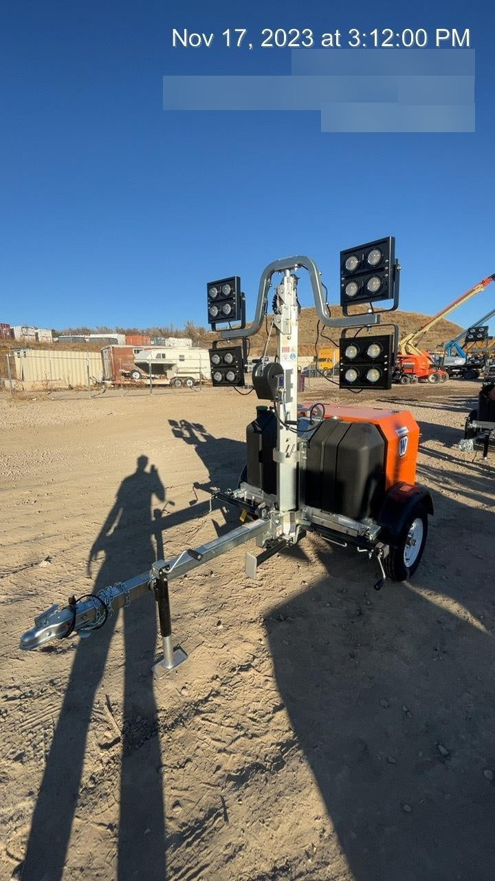 2023 Wanco WLTT-4MM4K Diesel, Deep Sea Controller, Shore Power Plug, Auto Start, (4) 350W LED Floodlights, 4kW Generator, 60 Gal Fuel Tank, 2" Ball, T3