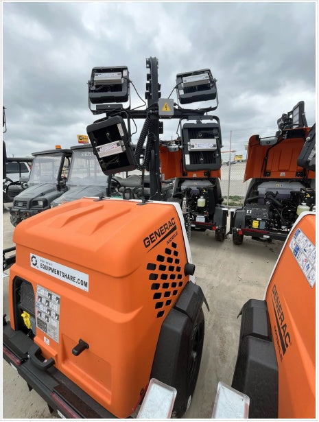 2024 Generac MLT2 Diesel, Flex Switch 120V Input, Powerzone Controller, 
(4) 320W LED Lights, 4kW Generator, 39.9 Gal Fuel Tank, 2" Ball, T3