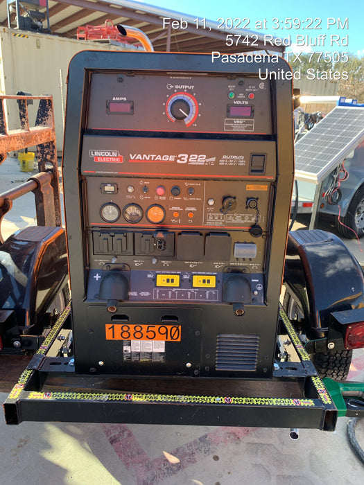 2021 Lincoln Electric Vantage 322 VANTAGE 322 READY-PAK 3