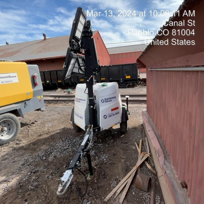 2023 Generac MLT2 Diesel, Flex Switch 120V Input, Powerzone Controller, 
(4) 320W LED Lights, 4kW Generator, 39.9 Gal Fuel Tank, 2" Ball, T3