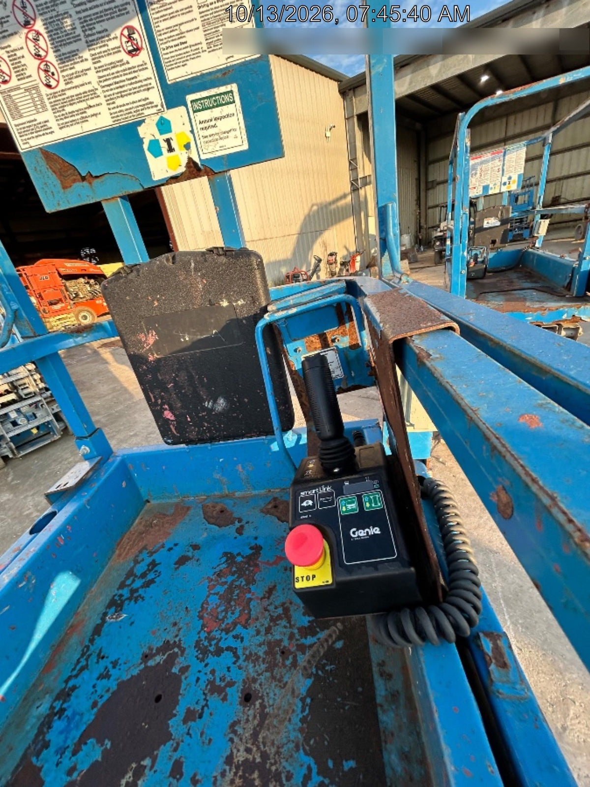 2019 Genie GS-1930 Fixed Rails with Chain Entry