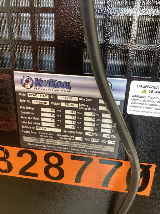 2023 KWIKOOL KPAC1411-2