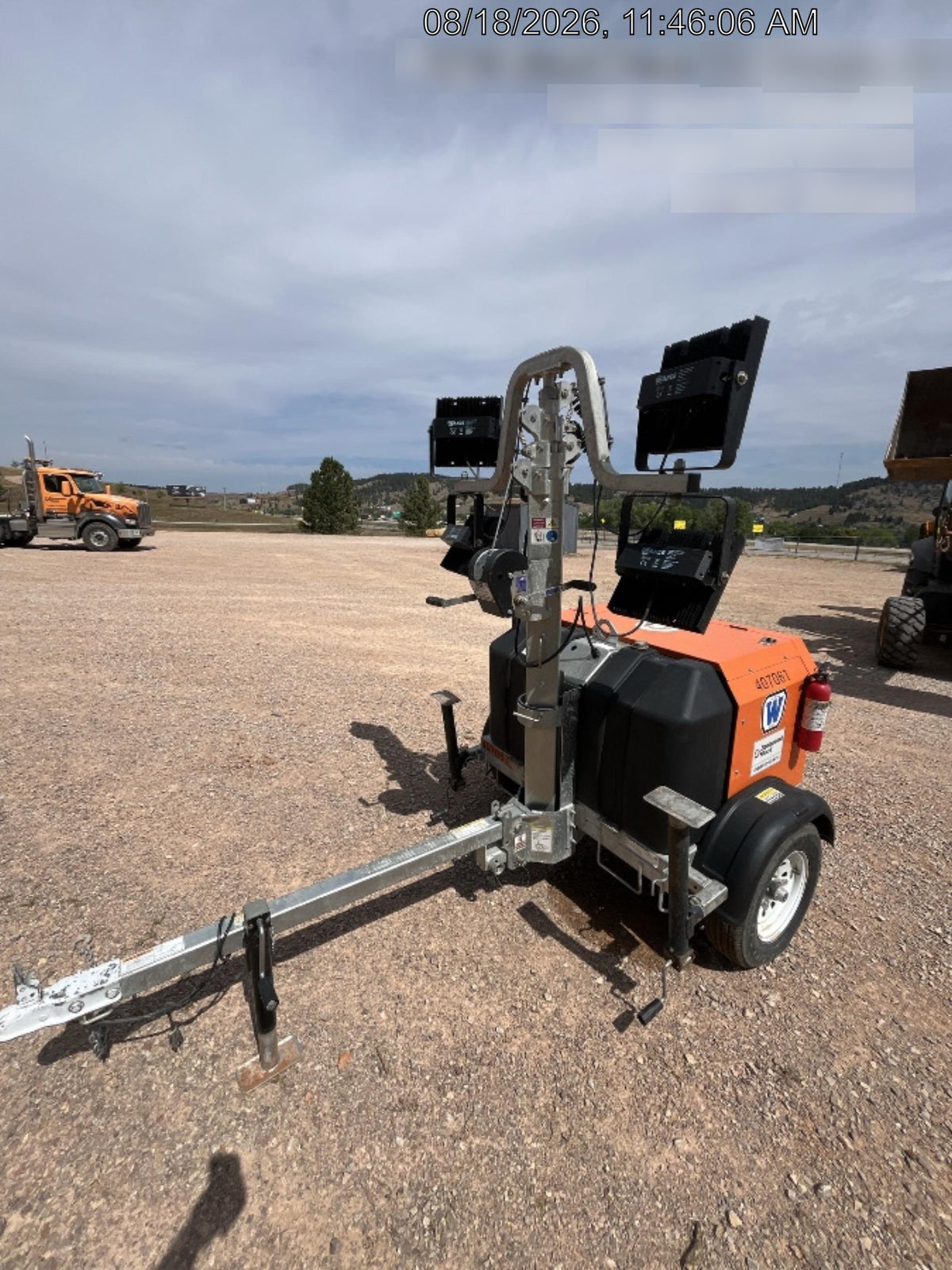 2024 Wanco WLTT-4MM4K Diesel, Deep Sea Controller, Shore Power Plug, Auto Start, (4) 350W LED Floodlights, 4kW Generator, 60 Gal Fuel Tank, 2" Ball, T3