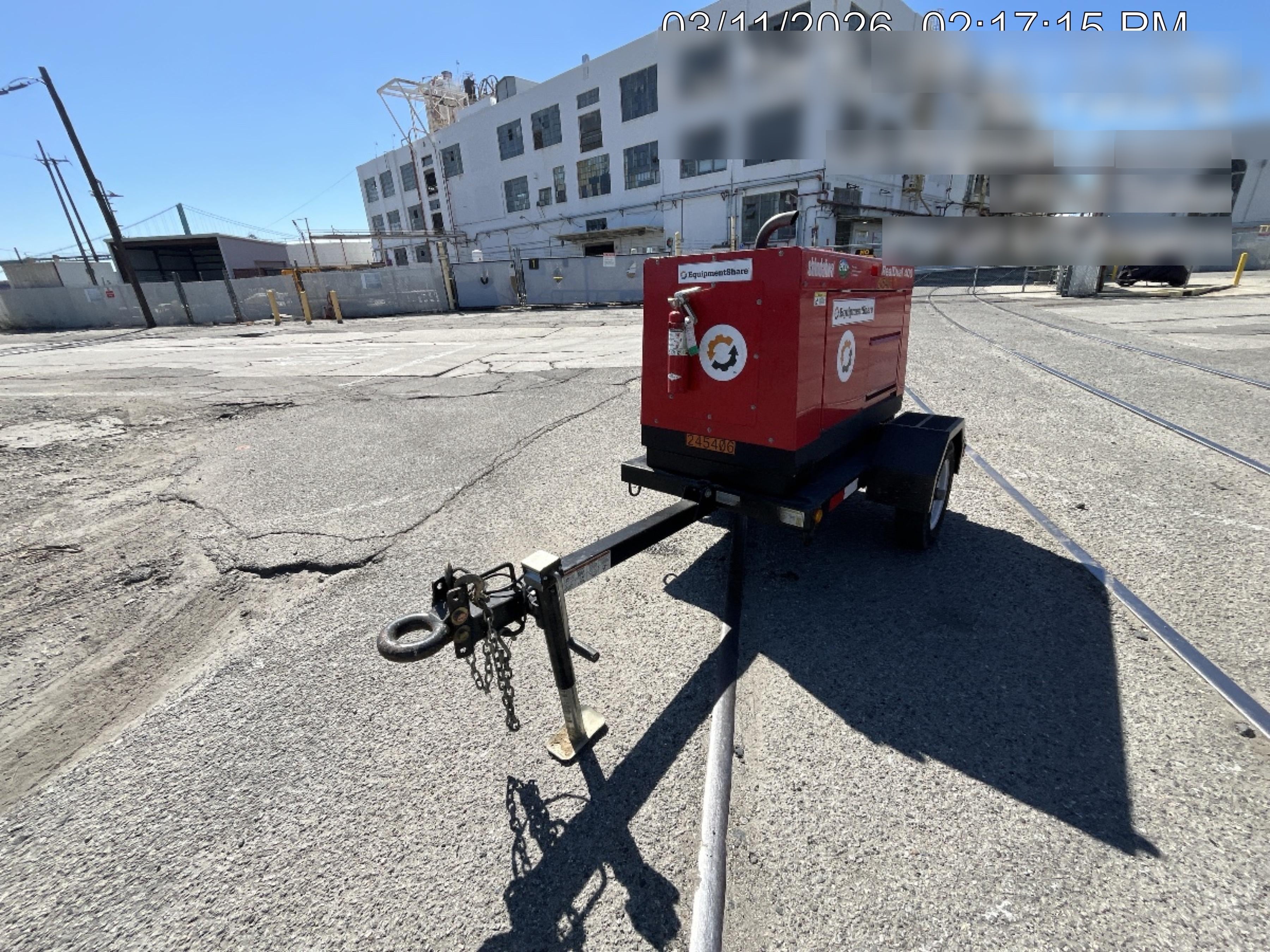 2022 Shindaiwa DGW400MDL Kubota D902 Engine, 23 HP, Dual Op Welder, Wire, Arc, Droop Stick, Tig, and CC Stick Functionality, Simulphase, 3 Phase and 1 Phase Gen Output, Single Axle NB Trlr, Slr Trckl Chrg 12V 12W, Fire Ext