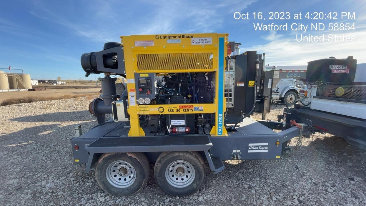 2022 ATLAS COPCO PAC H108 JD