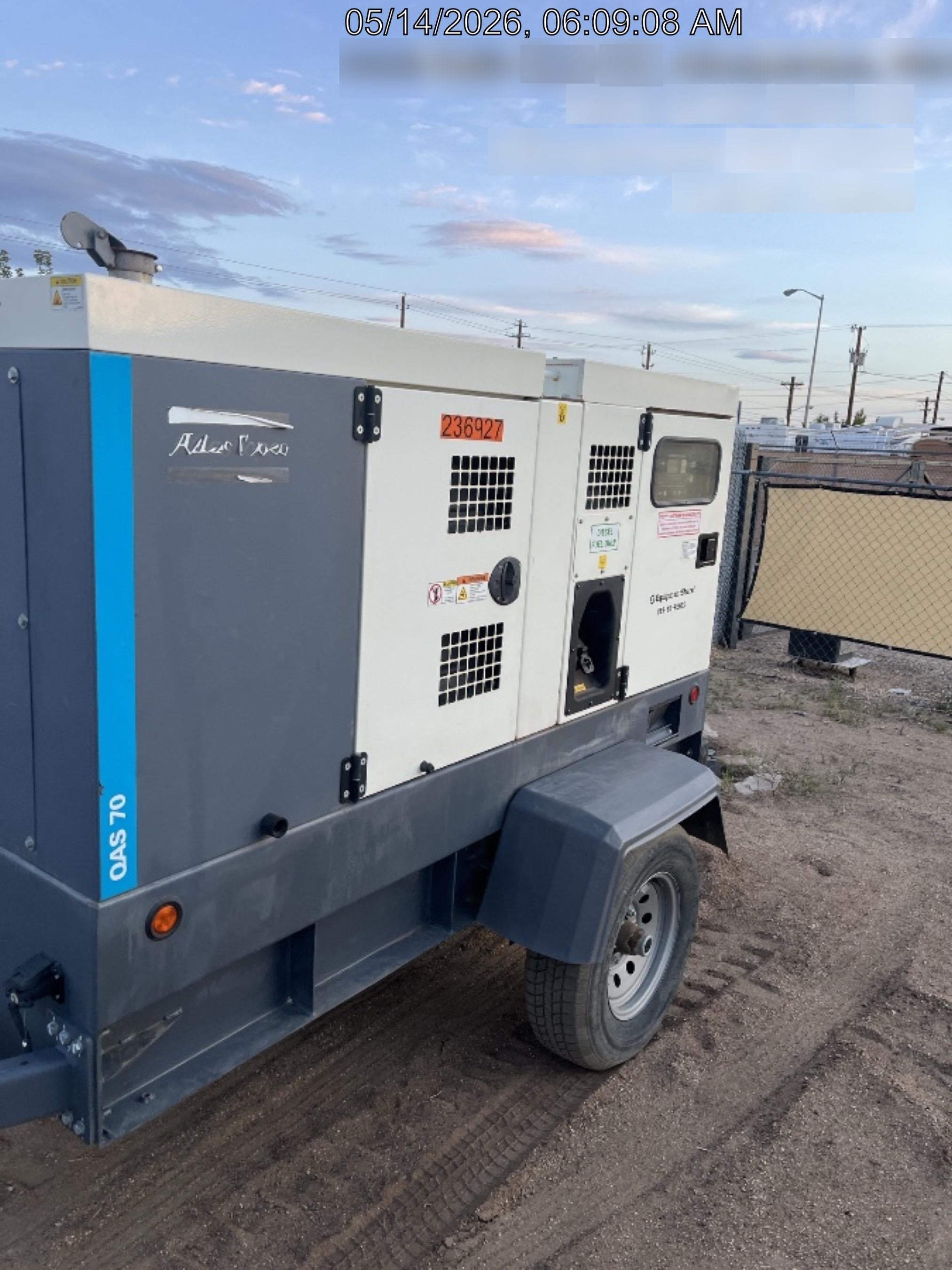 2022 ATLAS COPCO QAS 70