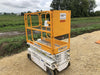 Custom Equipment HB-1430 <ul>
 <li>Hy-Brid Scissor Lift</li>
  <li>Platform capacity up to 670 lbs.</li>
  <li>Working height up to 20 ft</li>
  <li>Weighs under 1,700 lbs.</li>
  <li>Non-marking wheels </li>
</ul>