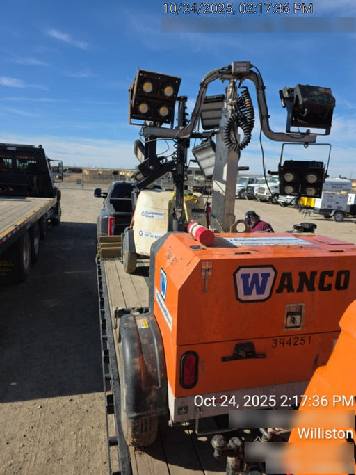 2024 Wanco WLTT-4MM4K Diesel, Deep Sea Controller, Shore Power Plug, Auto Start, (4) 350W LED Floodlights, 4kW Generator, 60 Gal Fuel Tank, 2" Ball, T3