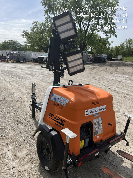 2024 Generac MLT2 Diesel, Flex Switch 120V Input, Powerzone Controller, 
(4) 320W LED Lights, 4kW Generator, 39.9 Gal Fuel Tank, 2" Ball, T3